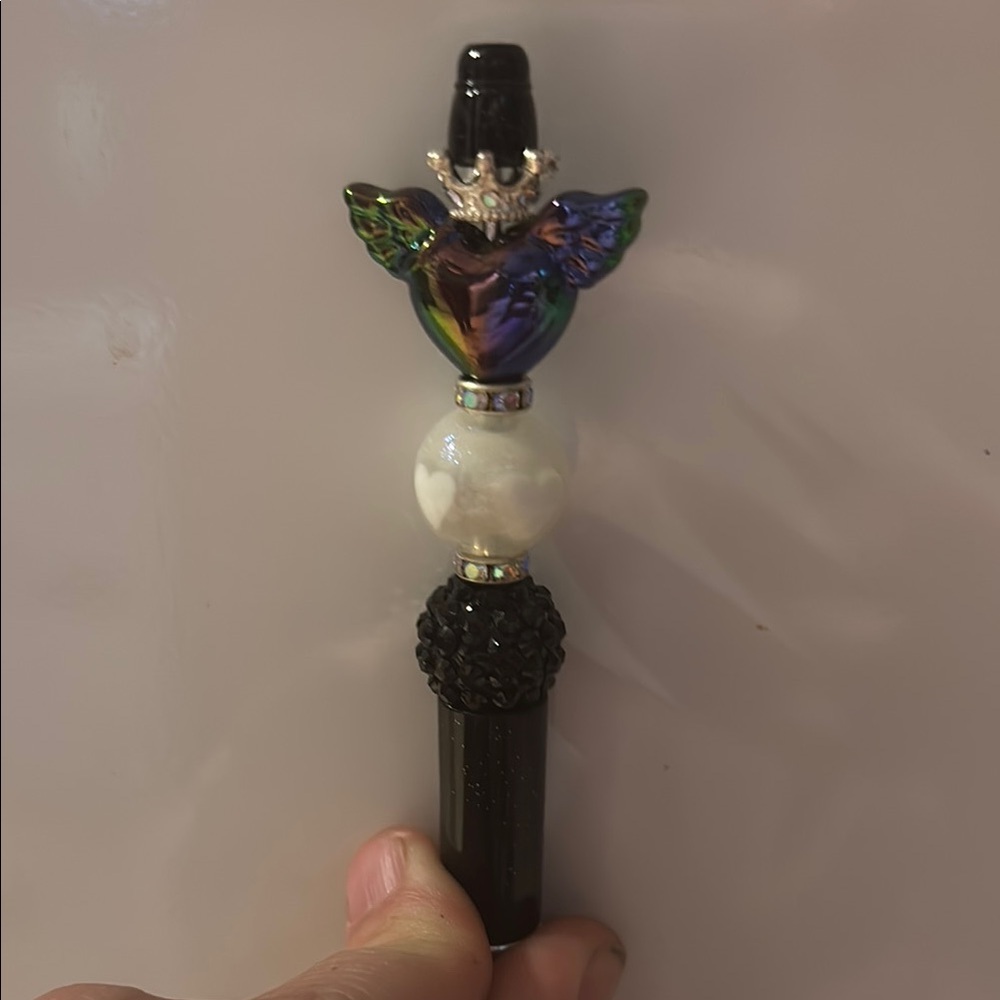 Iridescent Black Decorative Pen